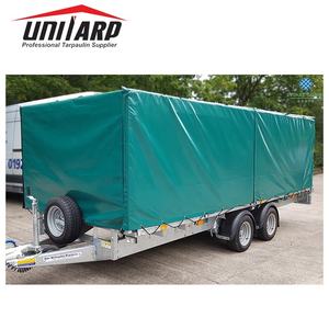 Housses de voiture imperméables Bâche de cargaison utilitaire Bâche en PVC Bâche de <span class=keywords><strong>remorque</strong></span> avec oeillets - Product Image 2