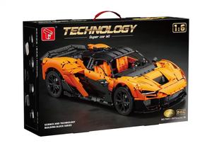 Tegal T5051 McLaren, modèle de voiture de sport en plastique ABS à l'échelle 1:6, jouet de construction, blocs de construction, 40 pièces, pour garçons et enfants - Product Image 5