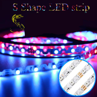 Livraison angle de flexion Adressable 5V magique SK6812 RGBW 4 dans 1 numérique 60LED/m 18 W/M 5050 RGBW 5050 pixel led bandes