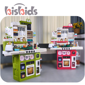 Juego de Cocina de Juguete de Plástico de Lujo para Niñas, 101 Piezas, Multifuncional, con Sonidos Eléctricos, <span class=keywords><strong>Estufa</strong></span>, Caja de Cocina y Juguetes de Comida - Product Image 2
