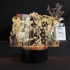 <span class=keywords><strong>Kimetsu</strong></span> <span class=keywords><strong>No</strong></span> <span class=keywords><strong>Yaiba</strong></span> Tanjiro X Nezuko Anime japonés <span class=keywords><strong>Manga</strong></span> 3D luz de la noche - Product Image 5