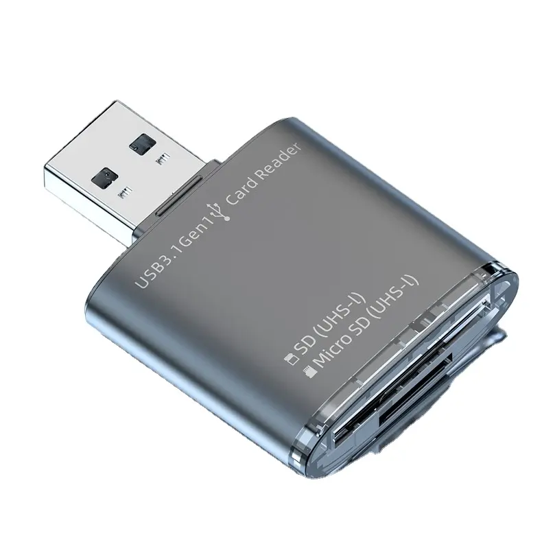 170 mb/s Max 2TB 3 IN 1 hızlı okuma yazma SDXC için USB kart okuyucu SDHC SD MMC RS-MMC mikro SDXC SDHC kart ve UHS-I kartları