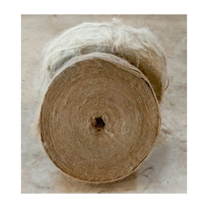 High Quality <b>Raw</b> Jute Fiber Sliver Natural Filasse Roll Biodegradable <b>Material</b> For Textile Craft <b>Packaging</b> And Industrial Use - Product Image 1