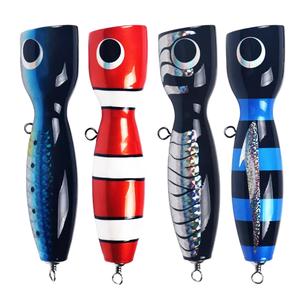 Top eau crayon en bois Stickbaits leurre appâts artificiels 17.5CM/120g en bois Popper leurre pêche à la traîne leurre corps bois - Product Image 1