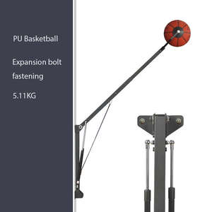 Equipo de Entrenamiento de Baloncesto <span class=keywords><strong>Gaia</strong></span> Sport 2024, Corrector de Postura de Tiro de Baloncesto de Metal Negro - Product Image 4