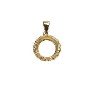 ชุดอุปกรณ์ทำเครื่องประดับเงินแท้ S925 พร้อมจี้ลูกไม้ ต่างหู แหวน  พร้อมฐานรองไข่มุก 10 มม. แบบแบน  รุ่น 5009-ชุบทอง - Product Image 5