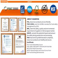 Sacs à emporter pour restaurant en papier kraft biodégradable, recyclables et écologiques, personnalisables avec logo