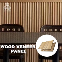 MUMU DESIGN-tablero de pared de MDF de madera estriada para interiores, paneles de pared de chapa de madera tipo sándwich, precio al por mayor