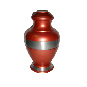 <b>Pink</b> Colored Traditional Design Royal Metal Cremation Urns With <b>Gift</b> Bag Attentive Engraving Banned Funeral Memorial Ashes Urns - Product Image 2