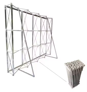 Aluminum Alloy Fast Curtain <b>Display</b> Rack Card Cloth Folding Light Box for Exhibition Event Signature Live <b>Wall</b> Background - Product Image 4