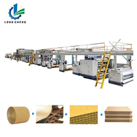 Línea de Producción de Cartón Corrugado de 3 y 5 Capas de Alta Velocidad (300 m/min) LongCheng, Máquina para Fabricar Cajas
