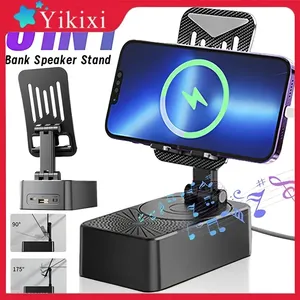 Support de télé<span class=keywords><strong>phone</strong></span> portable multifonctionnel portable, base antidérapante noire, support de télé<span class=keywords><strong>phone</strong></span>, haut-parleur sans fil à son surround, utilisation domestique - Product Image 5