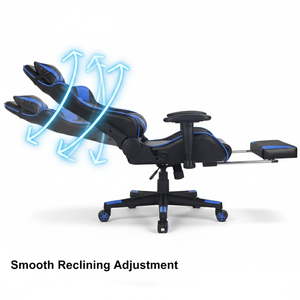 Échantillon gratuit Bleu Chaises De Jeu Ordinateur De Course Jeu De Bureau Personnalisé En Cuir Silla <span class=keywords><strong>Gamer</strong></span> Dropshipping <span class=keywords><strong>Chaise</strong></span> De Jeu - Product Image 3
