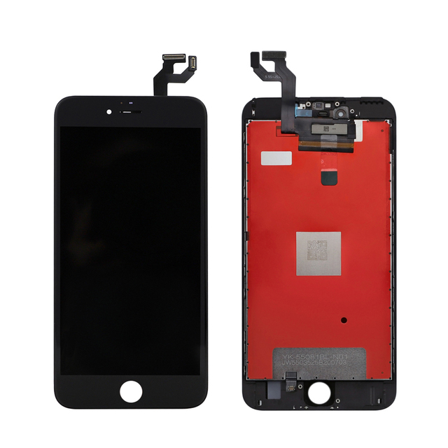 For Factory Wholesale Price High Quality LCD Screen for iPhone 6S Plus Black Lcd Display Assembly with Frame Replacement