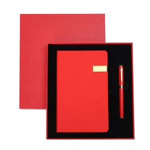 Exclusivo Set de Regalo de Cuaderno de Cuero PU con Bolígrafo Hecho a Mano con Grabado y Memoria USB para Actividades Promocionales y Eventos Empresariales - Product Image 1