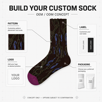 Chaussettes de sport personnalisées OEM pour adultes – Polyester/Nylon/Coton/Fibre de bambou/Laine, résistantes aux bouloches, respirantes et à séchage rapide