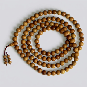 Perles religieuses mala en bois de santal/perles en bois de santal/perles de prière - Product Image 1