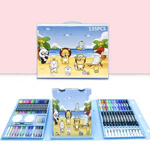 Ensemble de 135 pièces d'art pour enfants crayons aquarelles et pastels à l'huile pour dessin et papeterie idée cadeau pour les artistes en devenir - Product Image 5