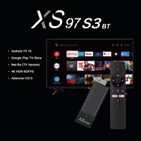 Grosir Tv Stick Smart Android Tv Dongle Allwinner H313 Dual Wifi Android 10 4k UHD Bt Voice Remote ATV Android Tv Stick