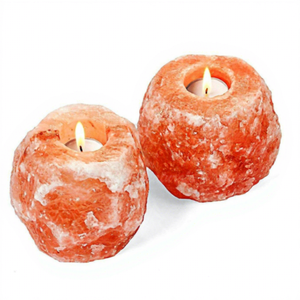 100% pur sel de l'Himalaya bougeoir qualité supérieure forme naturelle personnalisable décor à la maison Feng Shui artisanat naturel 400-600g - Product Image 1