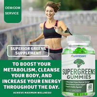 VitaSpring OEM SuperGreens Gommes Supplément de soutien immunitaire Légumes Fruits Gummy Superfood Super Greens Gummies