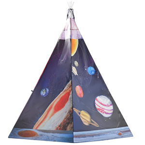 Tienda de juegos plegable en forma de cono suave, juguete deportivo para niños y niñas, casa de juegos para niños con espacio de poliéster - Product Image 1