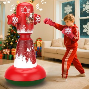 Colonne de boxe gonflable de Noël pour l'entraînement au Taekwondo et aux arts martiaux, jouet de pratique pour l'intérieur - Product Image 3