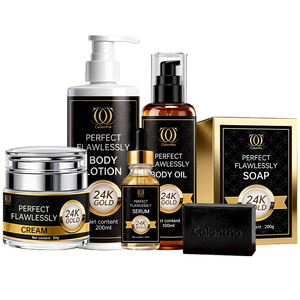 Set <span class=keywords><strong>de</strong></span> Cuidado Corporal Private Labe L24K Gold - <span class=keywords><strong>Kit</strong></span> Blanqueador y Antienvejecimiento con Loción, Jabón y Aceite Corporal para una Piel Radiante y Sedosa - Product Image 6