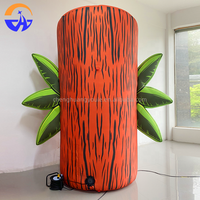 Structures gonflables publicitaires : Colonne Totem Tiki Géante Gonflable pour Décoration d'Événements Extérieurs avec Souffleur pour Jardins et Événements