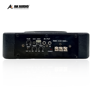 AK-44S Fabriek Concurrentie Nieuwe Houten 8 Inch Auto Audio Ultra-Dunne Subwoofer Onderzitje Subwoofer Slanke Actieve Subwoofer <span class=keywords><strong>Speaker</strong></span> - Product Image 5