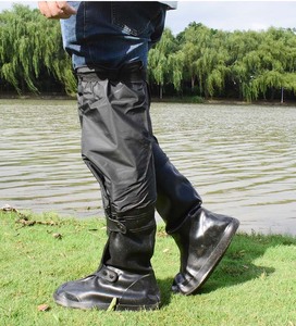 Copriscarpe Antipioggia Unisex Resistenti, Impermeabili, Antiscivolo, Riciclabili, Leggeri, Antistatici, Sopra il Ginocchio, Rinforzati per Esterni - Product Image 1