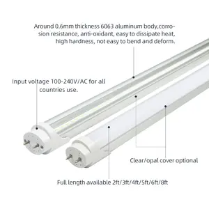 High Quality Led T8 4-foot Tube Light Replacements 100lm Led Light Tube Kit T5 T8 For Promotion