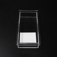 Boîte en plastique acrylique transparente et colorée, vente en gros
