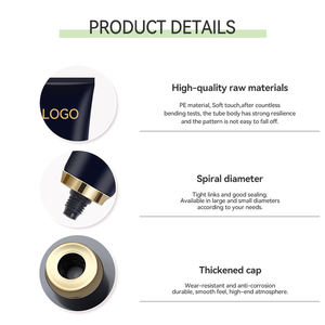 Özel baskı 20ml 50ml 60ml 100ml 150ml plastik sıkmak Oval tüp çok fonksiyonlu güneş kremi ambalaj güneş koruyucu BB krem tüpü - Product Image 6