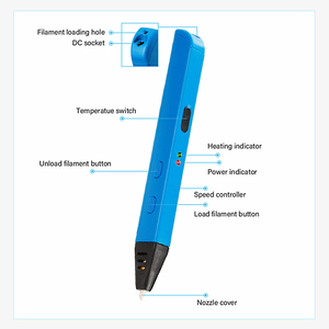 Chine Jer Factory <span class=keywords><strong>Stylo</strong></span> d'impression 3d personnalisé avec filament ABS <span class=keywords><strong>Stylo</strong></span> 3D RP600A avec filaments PLA Ensemble de stylos 3d - Product Image 3