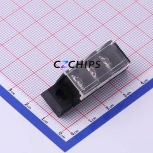 KF28SM-7.62-3P Barrier Terminal Block Through hole Component (THT),P=7.62mm Connector With Cover Plate 7.62mm 1x3P Straight Pin - Product Image 1
