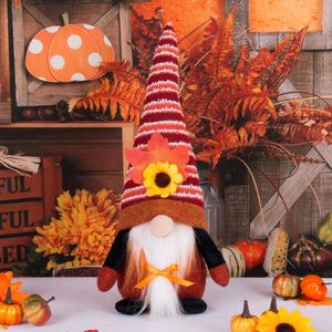 New Harvest <b>Festival</b> <b>Decoration</b> Rudolph Window Ornament Thanksgiving Sunflower Gnome Doll - Product Image 4