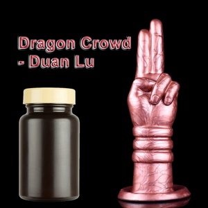 Dildo de Fantasía de Dos Dedos de Silicona, Dildo Vaginal y Anal con Ventosa, Plug Anal Grande, Juguetes Sexuales Unisex para Adultos al por Mayor - Product Image 2