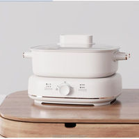 Marmite électrique multifonction Mini Portable Home Kitchen Cooking Hotpot