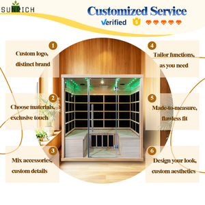 Sauna de Infrarrojos para el Hogar, de 6 a 8 Personas, Bajo EMF, con Calentador de Carbono, para Uso en Interiores - Product Image 3