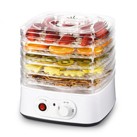 Mini Voedsel Dehydrator Voedsel Droger Fruit Droger Droogmachine Rundvlees Jerky Maker