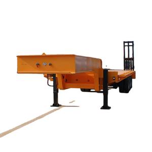 Camión de Carga Plana Personalizado al por Mayor de Fábrica China, Remolque de Plataforma Baja en Venta - Product Image 1