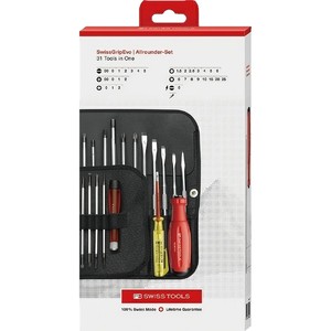 PB Swiss Tools <b>Screwdriver</b> <b>Set</b> PB 38515 Industrial Grade 15 Piece Flat Head Bit <b>Set</b> - Product Image 5