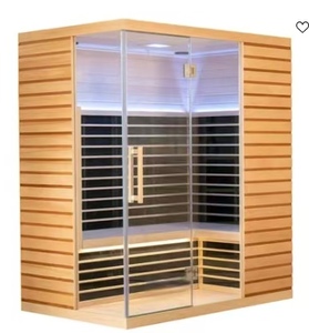 Sala de <span class=keywords><strong>Sauna</strong></span> Seca de Lujo Personalizada para 2 Personas, Infrarrojo Lejano Interior, Fabricante de <span class=keywords><strong>Sauna</strong></span> Médica Tradicional de Espectro Completo - Product Image 5