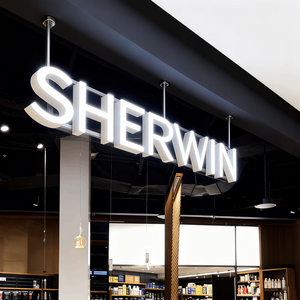 Panneau publicitaire électronique extérieur <span class=keywords><strong>LED</strong></span>, logo 3D pour bâtiment, restaurant, enseigne lumineuse personnalisée, enseigne <span class=keywords><strong>LED</strong></span> pour pizzeria - Product Image 5