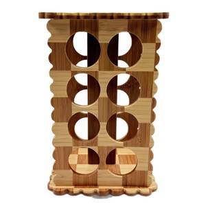 Bamboo Vertical <b>Spice</b> <b>Rack</b> Multi Layer <b>Rotating</b> Kitchen Seasoning Display Stand - Product Image 1