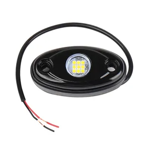 Led 9SMD araba alt atmosfer kaya ışık 9W su geçirmez