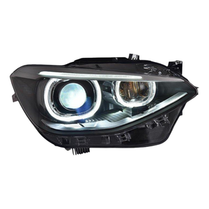 DOS pour <span class=keywords><strong>BMW</strong></span> <span class=keywords><strong>Série</strong></span> <span class=keywords><strong>1</strong></span> F20 Bloc optique 2012-<span class=keywords><strong>2015</strong></span> Modifié bas de gamme Haut de gamme Angel Eye Lentilles LED Phares - Product Image 4