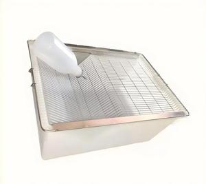 Gabbia da Laboratorio per Criceti, Box per Allevamento di Topi Bianchi con Design Semplice e Robusto, Vassoio in Plastica e Telaio in Ferro - Product Image 3