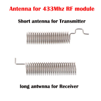 Módulo transmisor receptor RF RX480E, 433MHz, control remoto inalámbrico, 4 canales, código de aprendizaje 1527 para arduino 433MHz RF RX480E